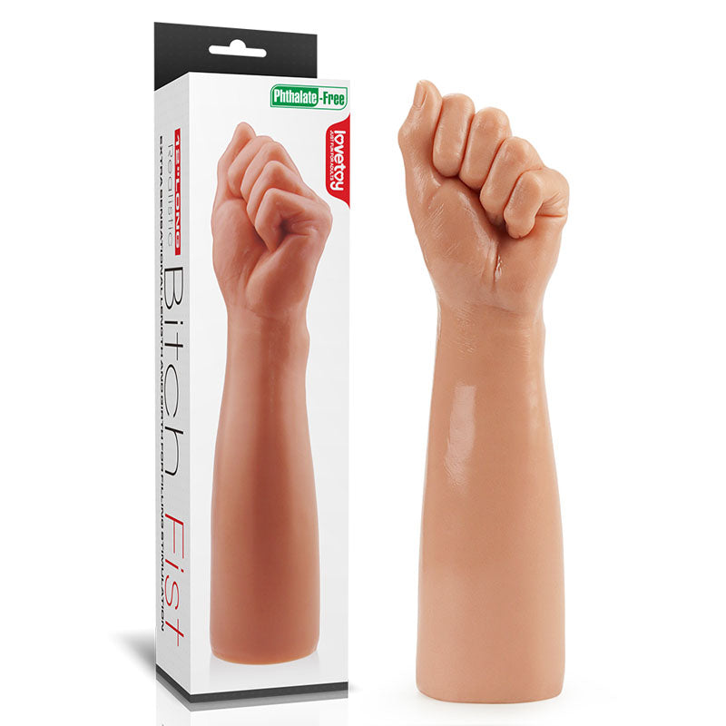 King Sized 12'' Realistic Bitch Fist - Fist Dildo - Naughty by Nature Adult Store