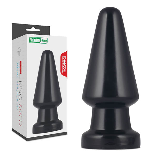 King Sized 7.5'' Anal Shocker - Black Mega Butt Plug - Naughty by Nature Adult Store