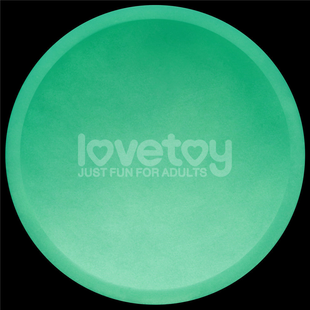 Aerosx 8 Inch Dual Density Inflatable Dildo - Red/Green 28 cm