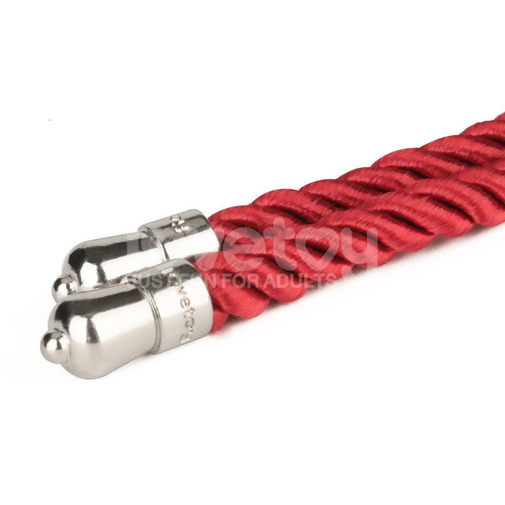 Rebellion Reign Silky Bondage Rope - Red 10 metre length - Naughty by Nature Adult Store