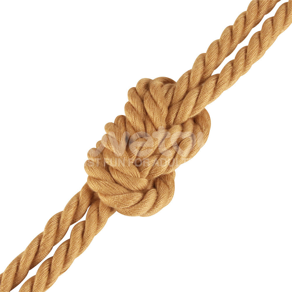 Rebellion Reign Bondage Rope - Natural - 10 metre length - Naughty by Nature Adult Store
