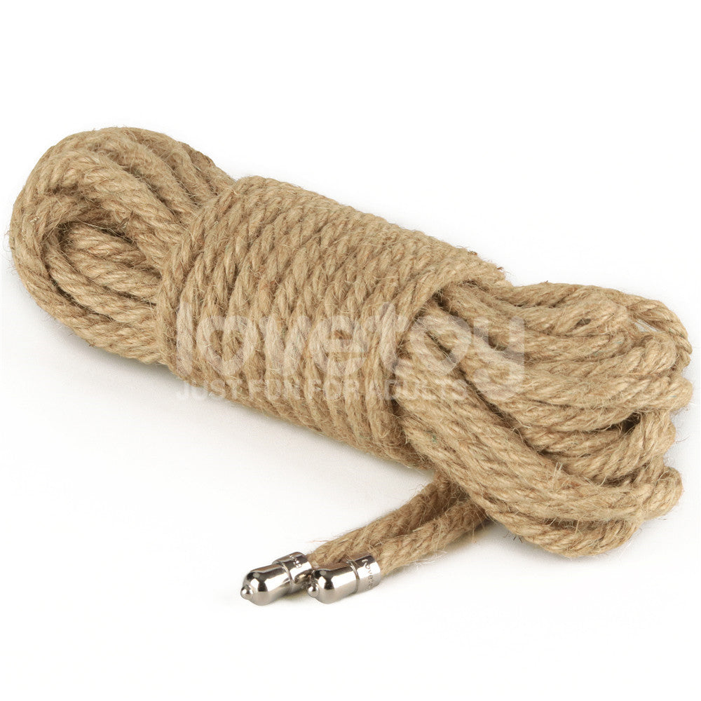 Rebellion Reign Hemp Bondage Rope - Rustic 10 metre length - Naughty by Nature Adult Store
