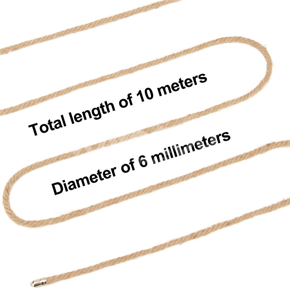 Rebellion Reign Hemp Bondage Rope - Rustic 10 metre length - Naughty by Nature Adult Store