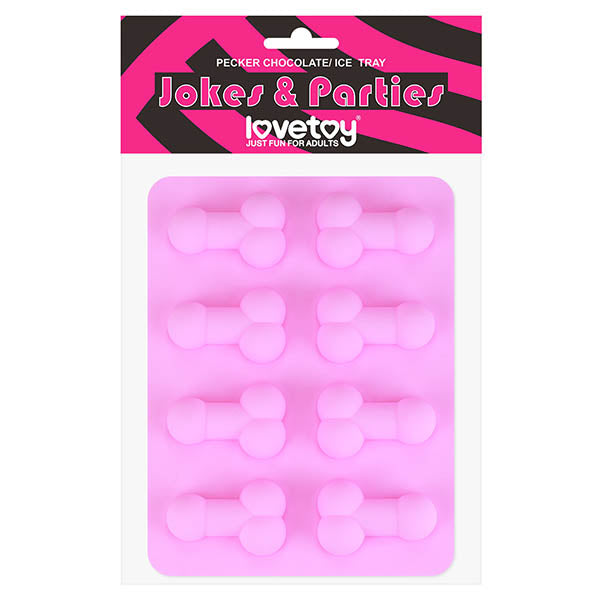 Jokes & Parties Pecker Chocolate/Ice Tray - Silicone Tray - Makes 8 Dickies - Naughty by Nature Adult Store