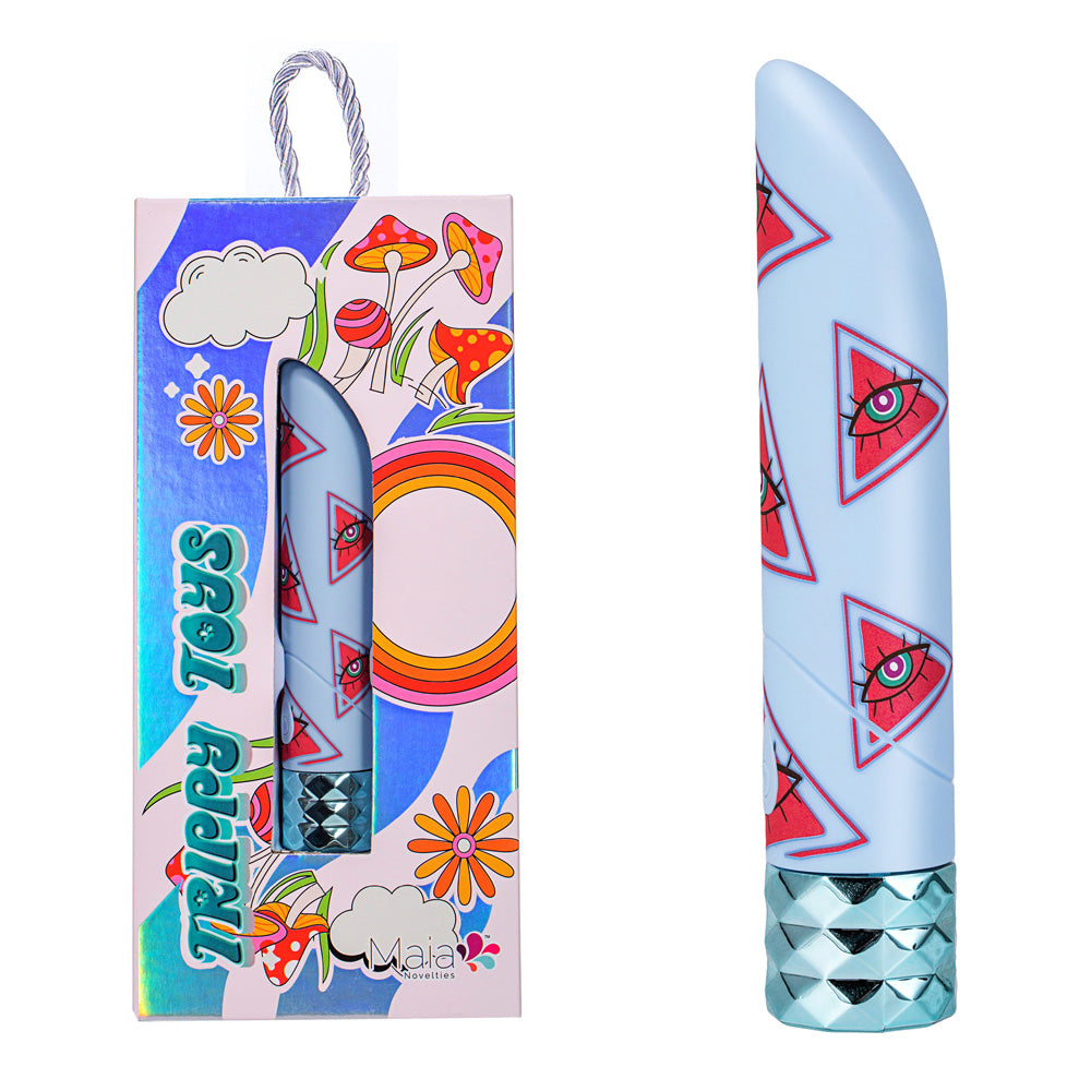 Maia GRATEFUL DEB - Light Blue 12 cm USB Rechargeable Bullet - Naughty by Nature Adult Store