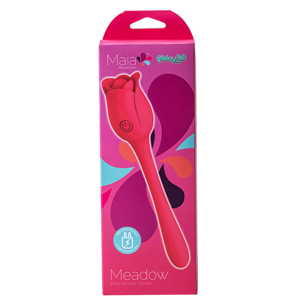 Maia MEADOW - Pink Rechargeable Flower Stimulator - Naughty by Nature Adult Store