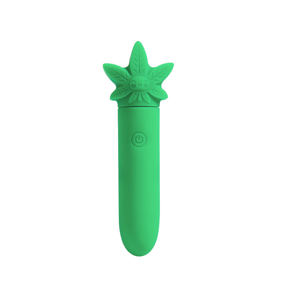 Maia STONI - 420 Green 11.1 cm USB Rechargeable Bullet - Naughty by Nature Adult Store