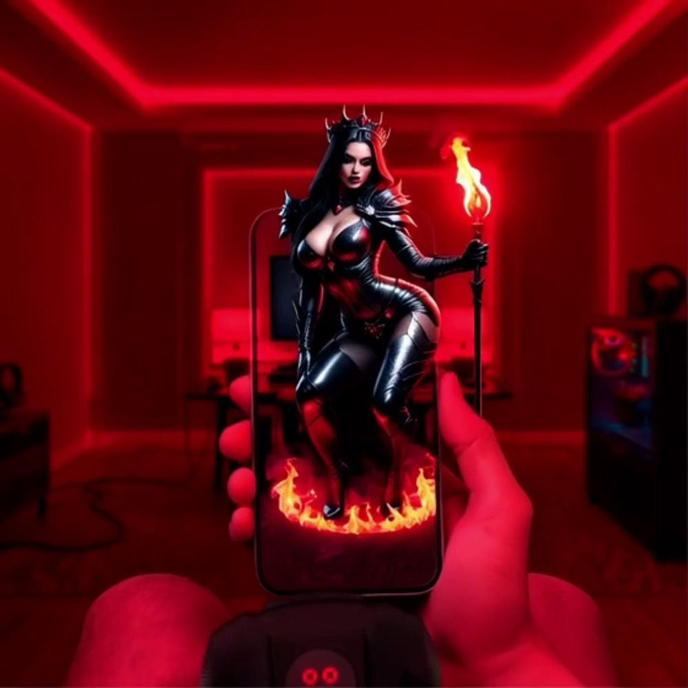 MASTURS Raven - Vibrating and Sucking Auto Stroker with Augmented Reality