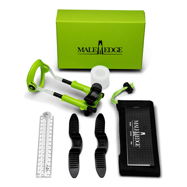 MaleEdge Extra Kit - Penis Enlarger Kit in Green Case - Naughty by Nature Adult Store