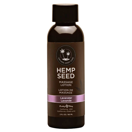 Hemp Seed Massage Lotion - Lavender Scented - Naughty by Nature Adult Store