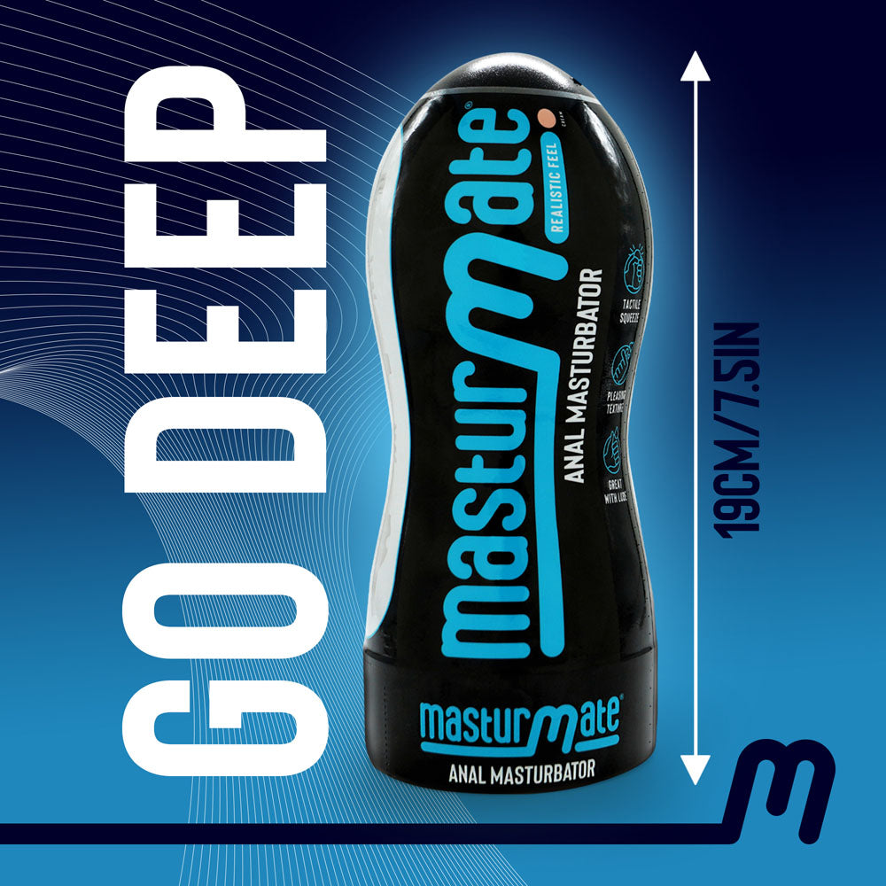 Masturmate - Butt - Cream - Flesh Anal Stroker - Naughty by Nature Adult Store