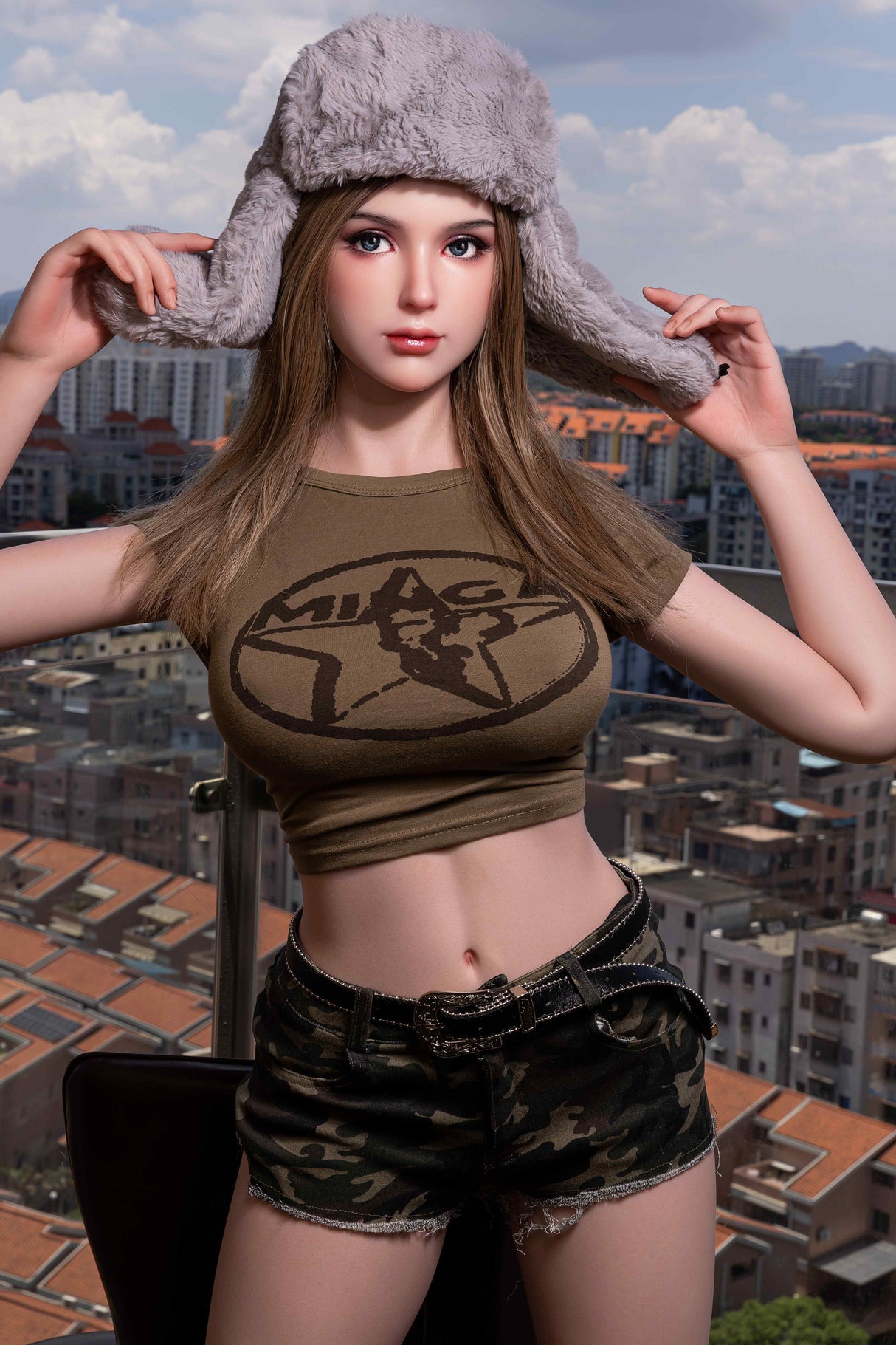 L-32 Realistic Silicone Full Size Sex Doll With Soft Skin Texture