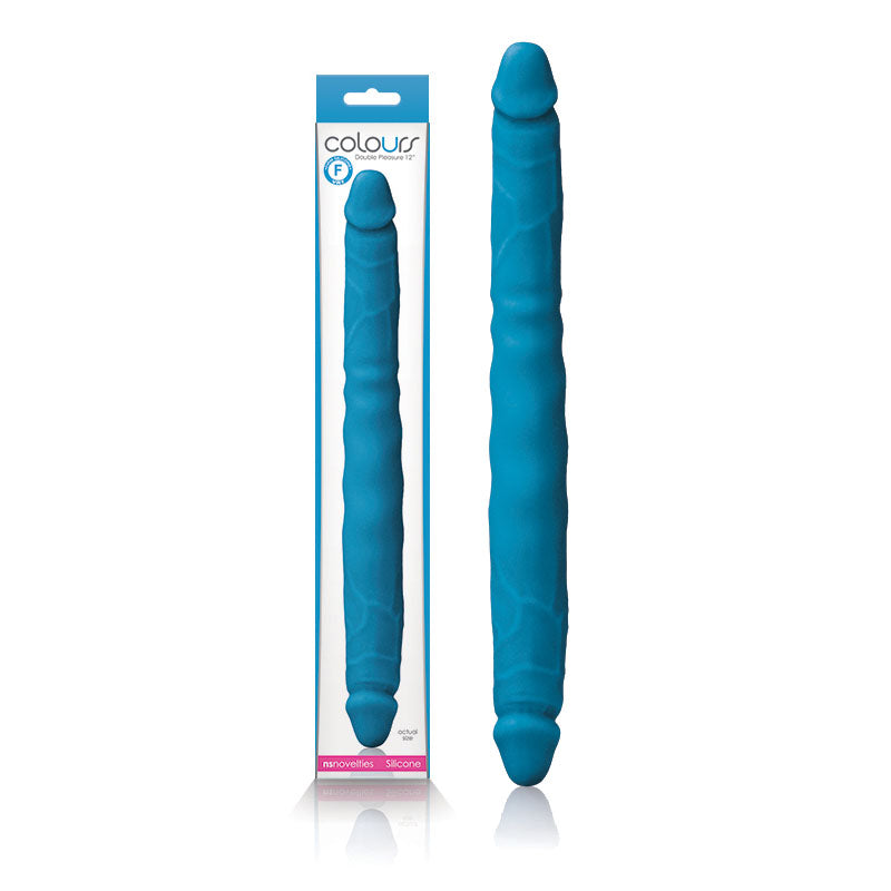 Colours Double Pleasures - Blue 30.5 cm Double Dong - Naughty by Nature Adult Store