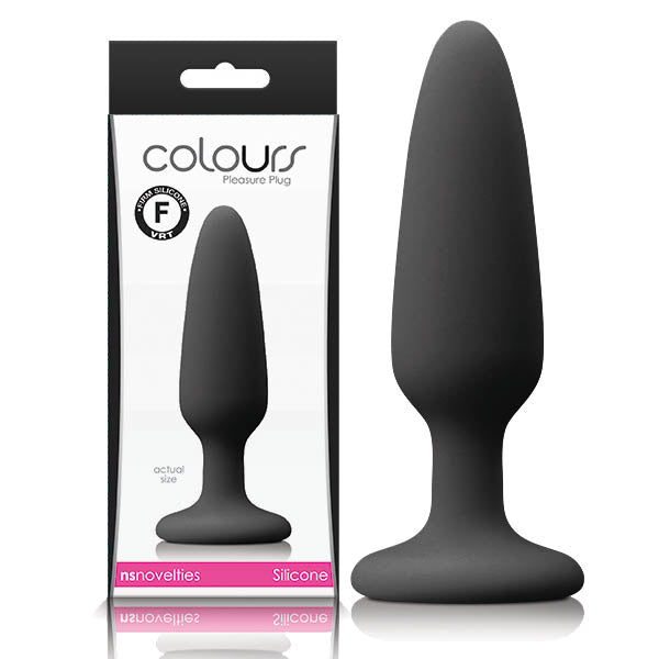 Colours Pleasures - Black Small Butt Plug - Naughty by Nature Adult Store