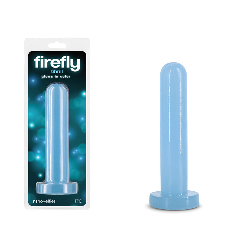 Firefly - Thrill - Blue - Small - Glow in Dark Blue 15.5 cm Small Dildo - Naughty by Nature Adult Store