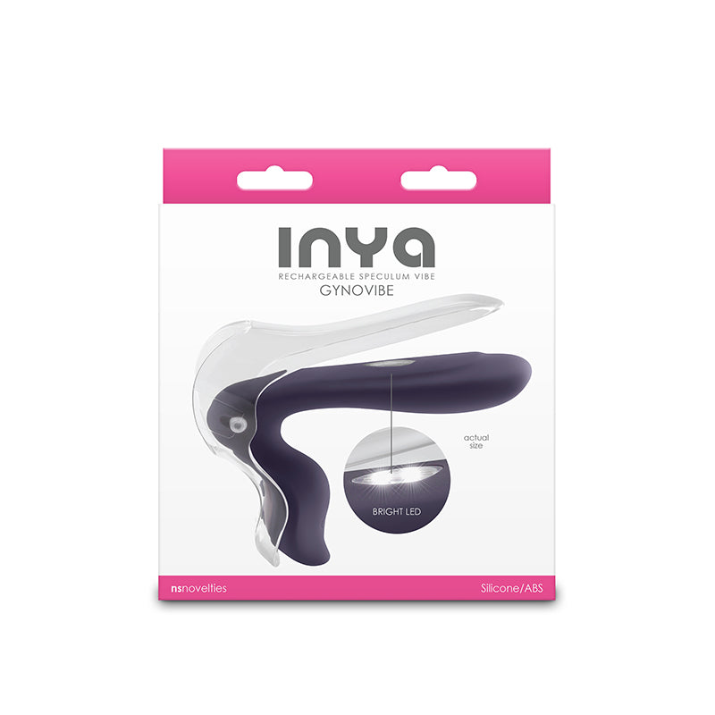 INYA GynoVibe - Grey USB Rechargeable Speculum Vibrator - Naughty by Nature Adult Store