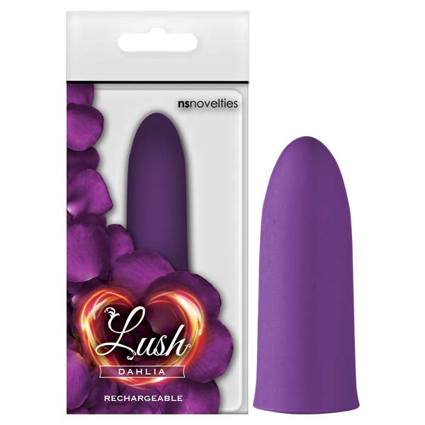 Lush Dahlia - Purple 6.1 cm (2.4'') USB Rechargeable Bullet - Naughty by Nature Adult Store