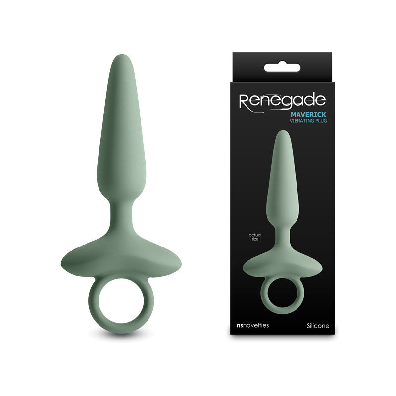 Renegade Maverick - 15 cm USB Rechargeable Vibrating Butt Plug