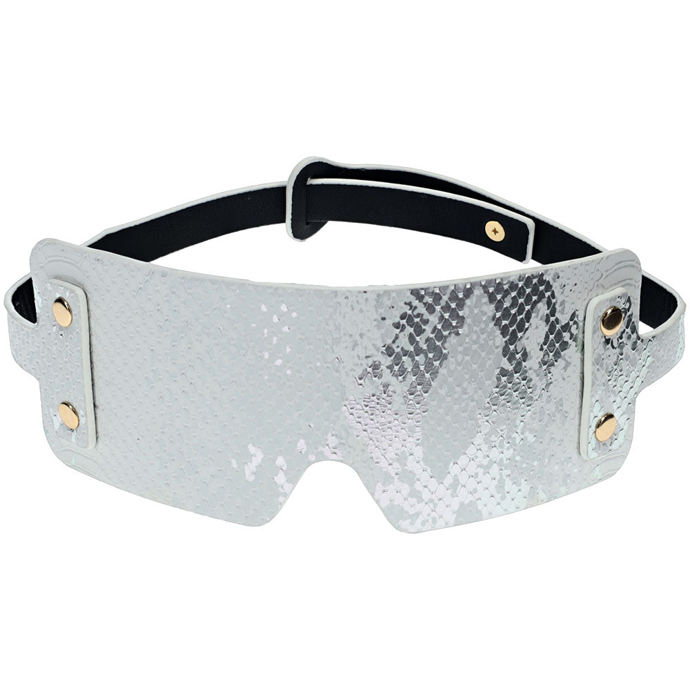 OUCH! Florence Collection - Blindfold - White Eye Restraint - Naughty by Nature Adult Store