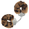 OUCH! Heavy-Duty Fluffy Cuffs - Leopard - Naughty by Nature Adult Store