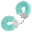 OUCH! Heavy-Duty Fluffy Cuffs - Powder Green - Naughty by Nature Adult Store