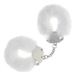 OUCH! Heavy-Duty Fluffy Cuffs - White - Naughty by Nature Adult Store