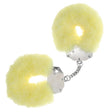 OUCH! Heavy-Duty Fluffy Cuffs - Yellow - Naughty by Nature Adult Store