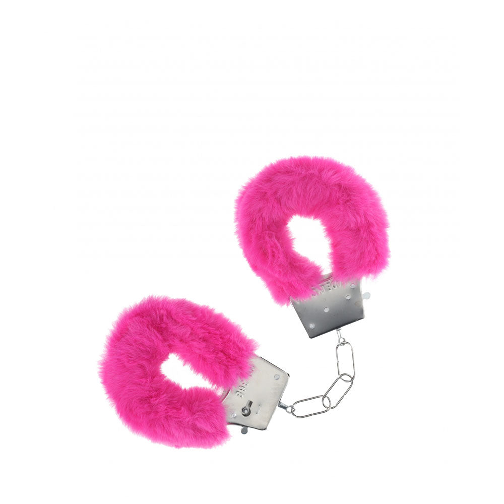 OUCH! Classic Fluffy Cuffs - Pink - Naughty by Nature Adult Store