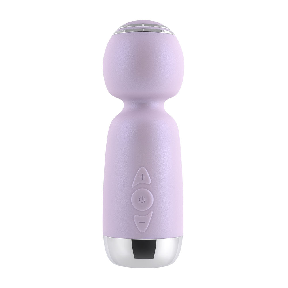 Playboy Pleasure ROYAL MINI - Rechargeable Mini Wand Vibrator - Naughty by Nature Adult Store