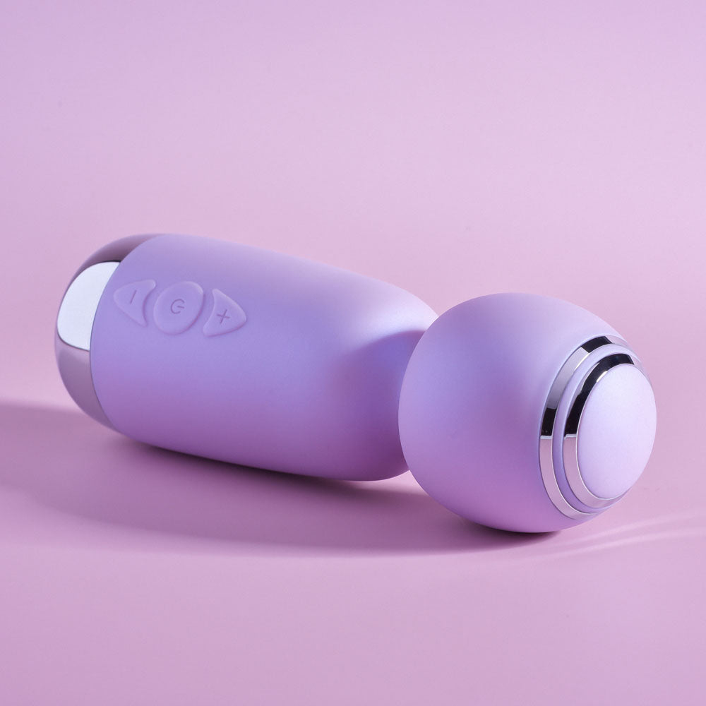 Playboy Pleasure ROYAL MINI - Rechargeable Mini Wand Vibrator - Naughty by Nature Adult Store