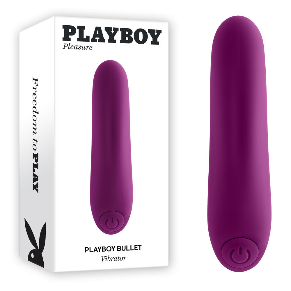 Playboy Pleasure PLAYBOY BULLET - Purple 9 cm USB Rechargeable Bullet - Naughty by Nature Adult Store