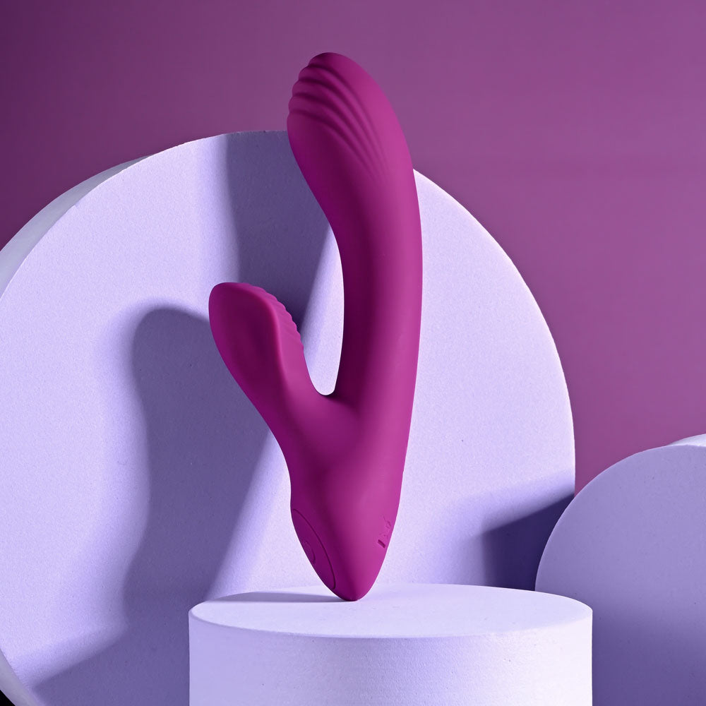 Playboy Pleasure BITTY BUNNY - Purple 14.7 cm USB Rechargeable Rabbit Vibrator - Naughty by Nature Adult Store