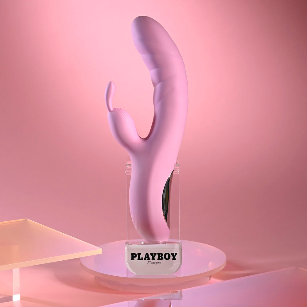 Playboy Pleasure RUB ME RIGHT - Thrusting Rabbit Vibrator