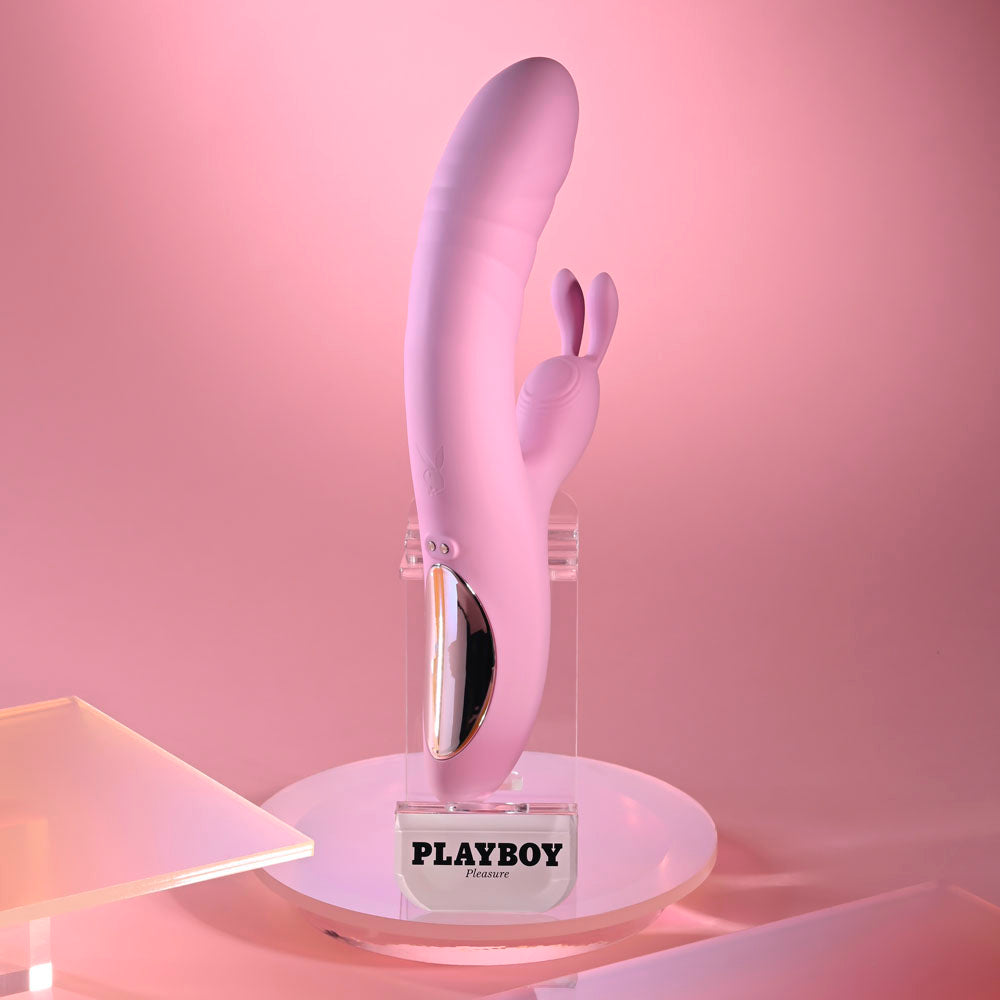 Playboy Pleasure RUB ME RIGHT - Thrusting Rabbit Vibrator
