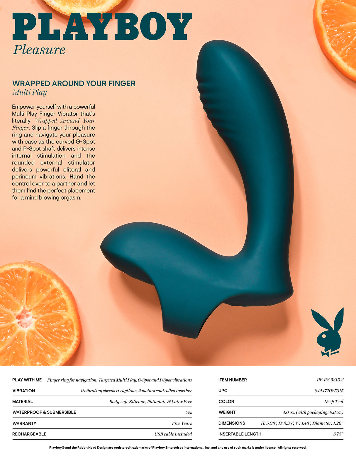 Playboy Pleasure WRAPPED AROUND YOUR FINGER