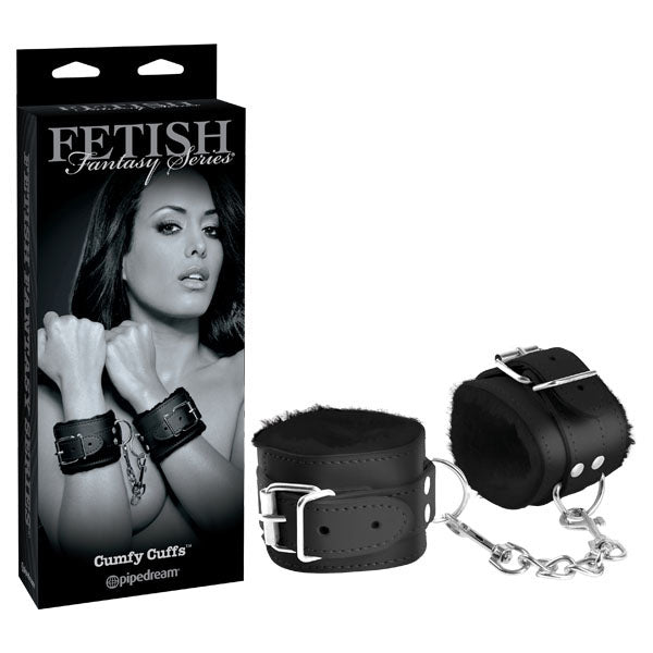 Fetish Fantasy Series Limited Edition Cumfy Cuffs - Black Restraints - Naughty by Nature Adult Store