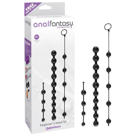Anal Fantasy Collection Beginner's Bead Kit - Set of 3 Cords - Naughty by Nature Adult Store