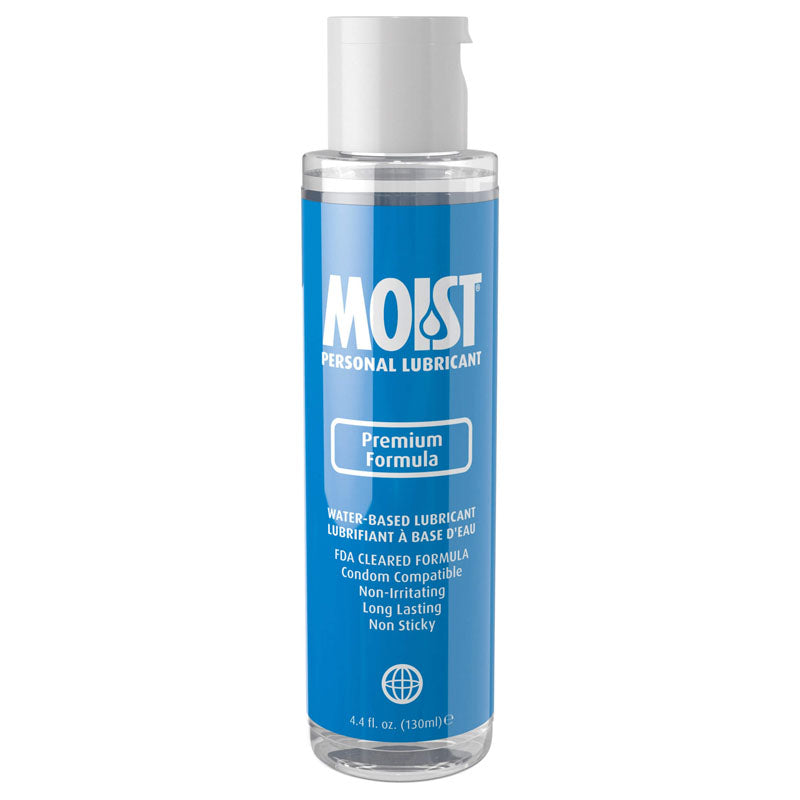 Moist Premium Formula - Water Based Lubricant - 130 ml Bottle - Naughty by Nature Adult Store