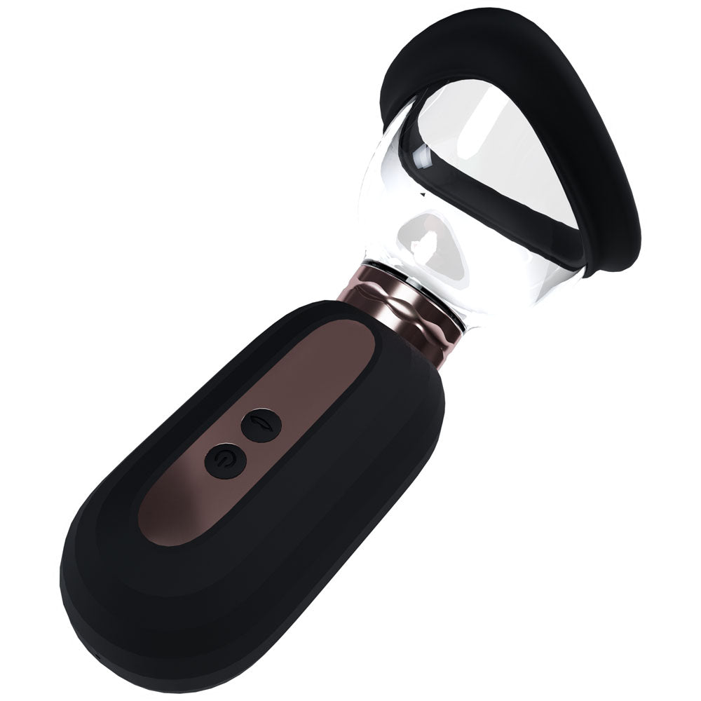 PUMPED Dazzling Auto Ladies Pump - Black - Black USB Rechargeable Ladies Pump - Naughty by Nature Adult Store