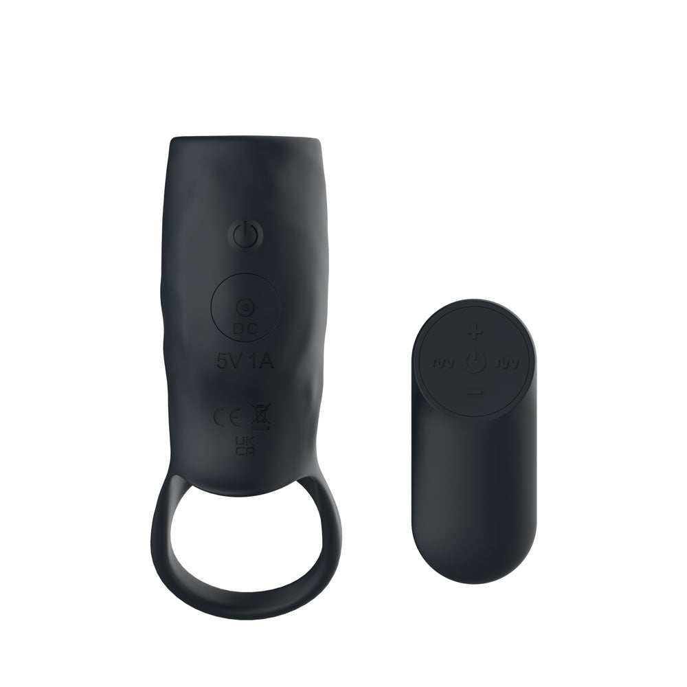 Passion Play Vibrating Cock Ring Sleeve With Wireless Remote