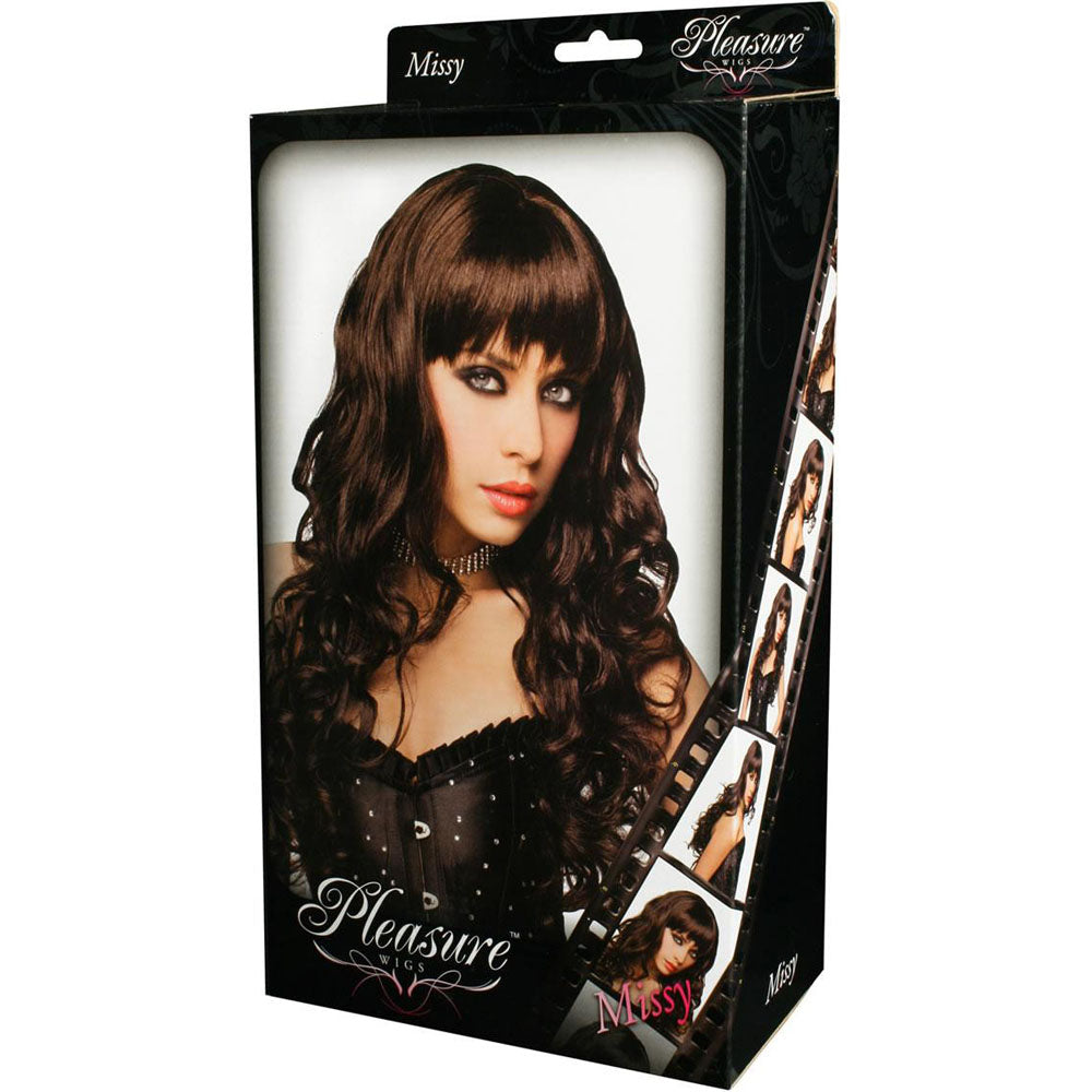 PLEASURE WIGS Missy - Brown - Brunette Wig - Naughty by Nature Adult Store