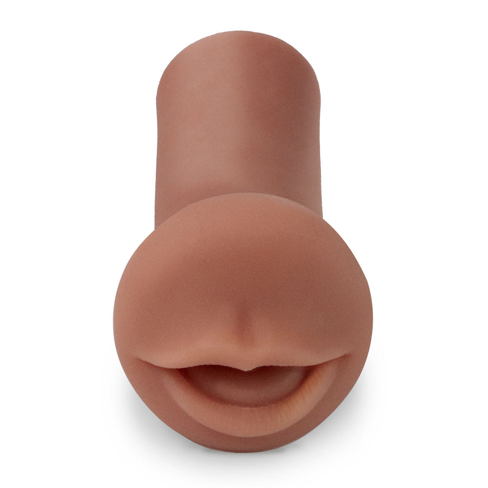 Pipedream Extreme Toyz Coed Cocksucker - Brown Mouth Stroker - Naughty by Nature Adult Store