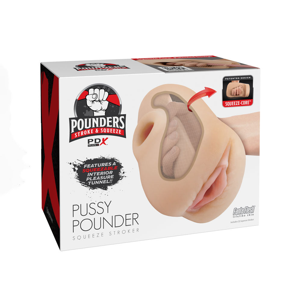 PDX Plus Pussy Pounder Squeeze Stroker Flesh Vagina Stroker