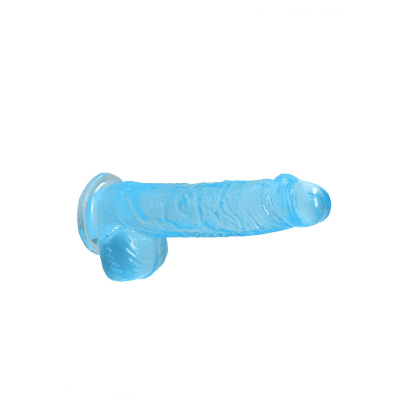 REALROCK 6'' Realistic Dildo With Balls - Blue 15.2 cm Dong - Naughty by Nature Adult Store