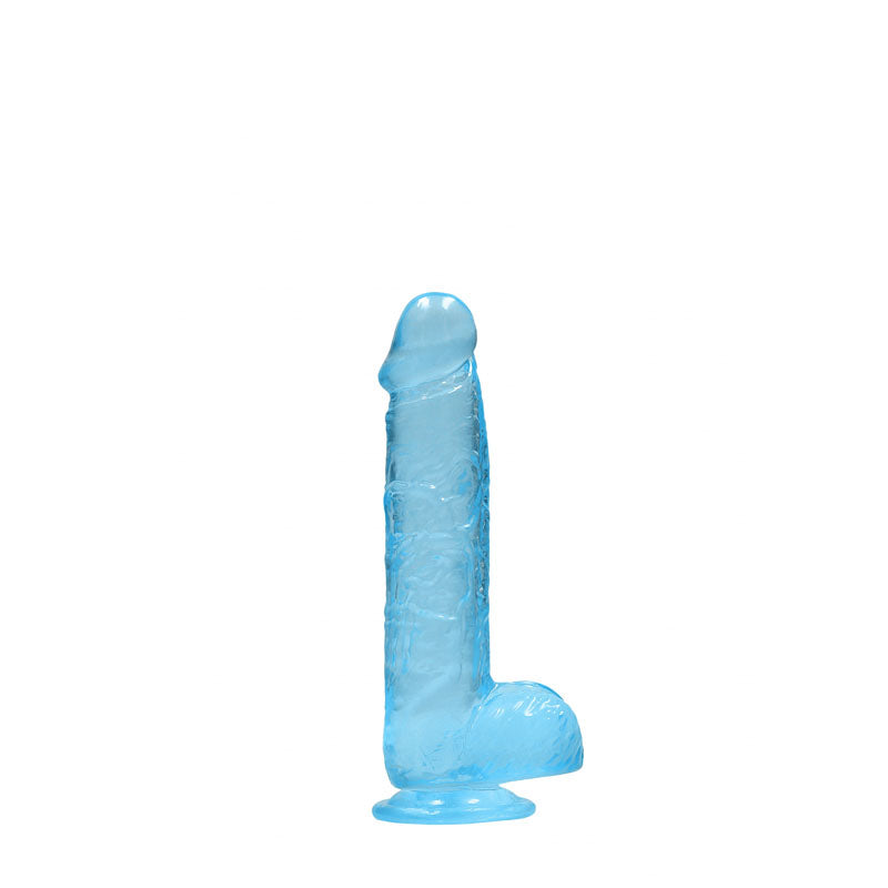 REALROCK 6'' Realistic Dildo With Balls - Blue 15.2 cm Dong - Naughty by Nature Adult Store