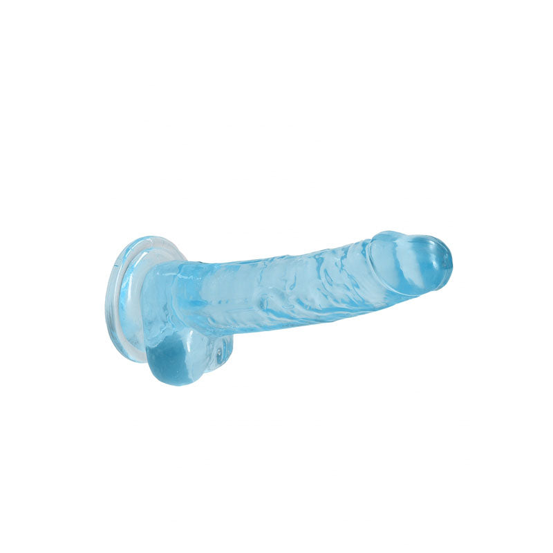 REALROCK 7'' Realistic Dildo With Balls - Blue 17.8 cm Dong - Naughty by Nature Adult Store