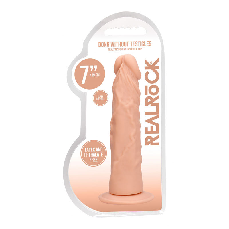 REALROCK 7'' Realistic Dildo - Flesh 17.8 cm Dong - Naughty by Nature Adult Store