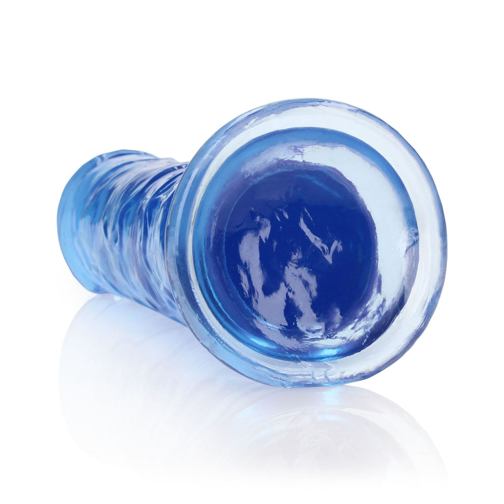 RealRock Premium Straight Dildo Blue 10 Inch