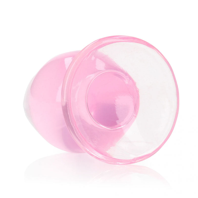 REALROCK 9 cm Anal Plug - Pink - Pink 9 cm (3.5'') Butt Plug - Naughty by Nature Adult Store