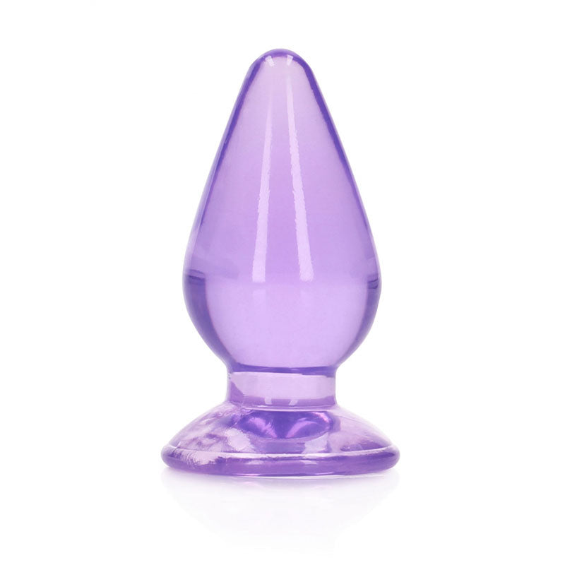 REALROCK 11.5 cm Anal Plug - Purple - Purple 11.5 cm (4.5'') Butt Plug - Naughty by Nature Adult Store